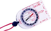 Orienteering compass